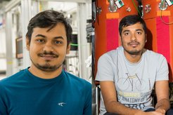 Dr. Banabir Pal (left) and Dr. Binoy Krishna Hazra (right)